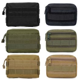 Packs Outdoor Military Molle Utility EDC Tool Waist Pack Tactical Medical First Aid Pouch Phone Holder Case for Hunting Backpack Vest