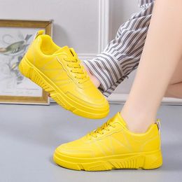 Casual Shoes 2024 Spring And Autumn Fashion Temperament Solid Colour Women's All Matching Summer Breathable Sneakers Woman