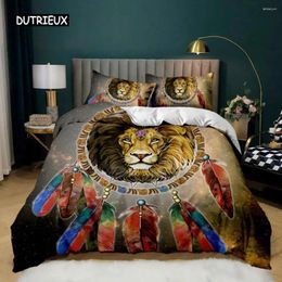 Bedding Sets Animal Dream Catcher Duvet Cover Set Adults Exotic Style Bohemia Polyester Quilt