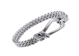 Bracelet Men039s Bracelets 210MM Silver New Polished Chain Fashion Jewelry Male 316 L Stainless Steel KALEN3394094