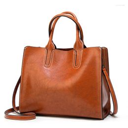 Shoulder Bags 2024 Leather Handbags Big Women Bag High Quality Casual Female Trunk Tote Spanish Brand Ladies Large Bolsos