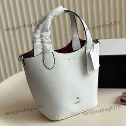 Designer Women Bag Leather Hand Bucket Bag Purse Canvas Hanna Basket Bags Vintage Simple Small Crossbody Shoulder Bags