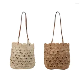 Shoulder Bags Fashionable Straw Bag Large Handbag Suitable For Various Occasion
