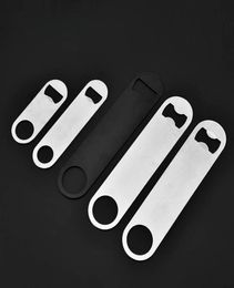 Bottle Opener Stainless Steel Flat Simple Portable Cap Remover Creative Birthday Party Favour Bar Kitchen Beer Openers4824387