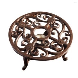 Candle Holders 1PC Creative Vintage Iron Essential Oil Burner For Garden Porch Patio Balcony