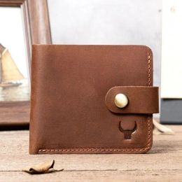 Wallets Customised Pure Leather Wallet for Men with Coin Pocket Best Personalised Designer Genuine Leather Mens Wallet with Coin Pocket
