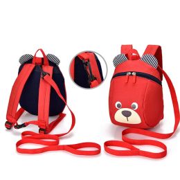 Bags Baby Antilost Bag Polyester Cartoon Bear Safety Harness Backpack Children Comfortable Schoolbag Toddler Walking Keeper Strap