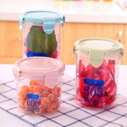 Storage Bottles With Lid PP Kitchen Supplies Home For Cereal Snack Food Container Seal Box Dried Grains Tank