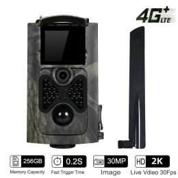 Cameras Outdoor 2K Live Show APP Trail Camera Cloud Service 4G 30MP Night Vision Wild Hunting Cameras Night Vision PhotoTraps Game Cam