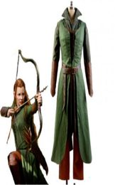 Hobbit 2 3 Elf Tauriel Lord of the Rings Cosplay Costume Outfit8581600