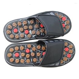 Slippers Massage Chinese Acupressure Therapy Rotating Foot Slides Summer Indoor Unisex Non Slip