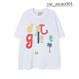 Gallerydept High Quality Designer Mens T Shirt Street Trendy Rock Gallerydept Shirt Letter Short Sleeve Luxury Brand Womens Quick Dry Loose Gallerydept Shirt 7599