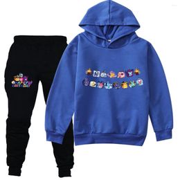 Clothing Sets Game Blox Fruits Hoodie Kids Long Sleeve Sweatshirts Pants 2pcs Suit Boys Sportswear Children Toddler Girls Outfits