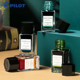 Pens Japan PILOT INK15 Colour Shizuku Noncarbon Coloured Fountain Pen Ink Does Not Block Pen Writing Smoothly 15ml