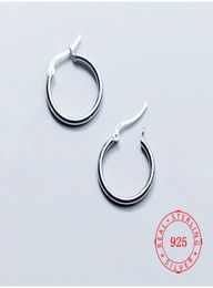 trending design China produce real 925 sterling silver 19 cm hoop earring with great college jewelry5715591