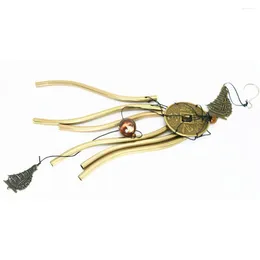 Decorative Figurines Yard Garden Hanging Wind Chimes For Balcony 1PC Bells Tubes Gold Home Decoration Large