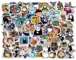 1050100Pcs Japanese Anime Stickers Ghibli Hayao Miyazaki Totoro Spirited Away Princess Mononoke KiKi Stationery Sticker23967243316