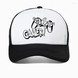 Ball Caps My Game To Be Here Vintage Funny Baseball Cap Gamer Gaming Player Humor Dad Hat Casual Graphic Adjustable Snapback Hats