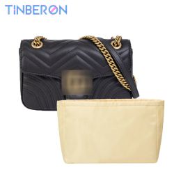 Cases TINBERON Make up Organizer Insert Bag For Handbag Travel Nylon Liner Purse Portable Multifunction Cosmetic Bag Fit Handbag Bags