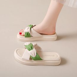 Beach Sandals Flat Shoes Casual Girls Slides Summer Sandal 240419