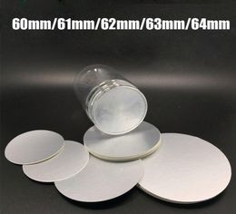 200pcs 60mm61mm62mm63mm64mm Aluminum Foil Seal for Plastic BottleElectric Induction Alumunim Foil Pads for PETPEPPHDPEGla6020090