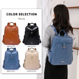 Backpacks Women Backpacks Designer High Quality Soft Leather Fashion Back Bag Brand Female Travel Bags Mochilas Mujer 2023 Backbags