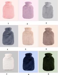 1000ml Hot Water Bag Cover Holder for Grils Winter Hand Warmer Explosion-Proof Reusable Hot Water Bottle Jug Bag Plush sleeve