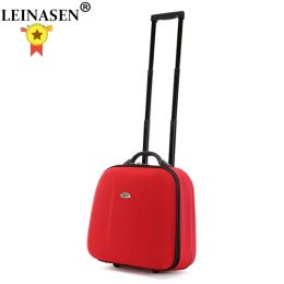 Luggage 17 Inch Women Cabin Luggage Bag on wheels wheeled Bag Rolling Trolley bags Business Travel Bag For men carry on luggage suitcase