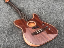 Factory direct s 6string electric guitar acoustic guitar dualpurpose guitar rose wood fingerboard rose wood bridge2699980