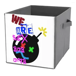 Storage Bags WE ARE SEX BOB OMB Classic For Sale Bins Folding Box Large Capacity Stored Toys Durable Portable Casual Graphic