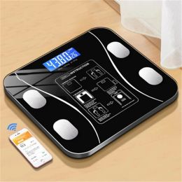 Scales Bathroom Electronic Scale Floor Body Fat Scale LED Digital Smart Weight With APP Wireless Bluetooth Balance Body Weighing Scale