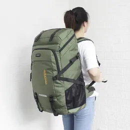 Backpack 60L Classic Nylon Men Women Large Capacity Carry On Outdoor Shoulder Bags Travel Luggage Student Laptop Bag