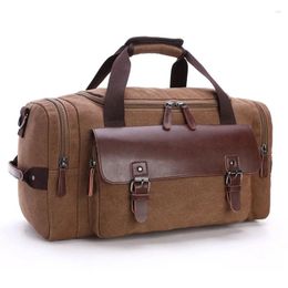 Duffel Bags Weysfor Men Large Capacity Canvas Crossbody Travel Practical Luggage Bag Women High Quality Shoulder Handbag