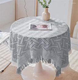 Table Cloth Round Cotton Linen Kitchen Decor Elegant El Party Wedding Tablecloth Cover