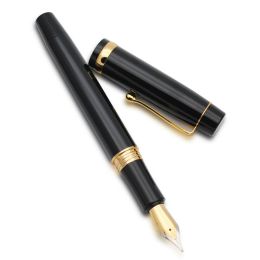 Pens New Jinhao 15 Metal Fountain Pen with Golden Clip M Nib 0.7mm Ink Pen