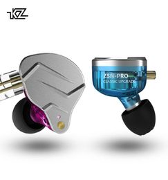 Headphones Earphones KZ ZSN PRO 1BA 1DD Auriculares Internos Hibridos De Tecnologia HIFI Metalicos Graves Deportivos C8984851