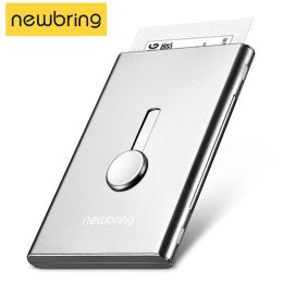 Holders Metal Card Holder Wallet for Men Business Card Case Automatical Aluminium Credit Card Organizer Wallet Minimalism Cardholder