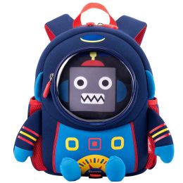Bags 2022 New 3D Robot School Bags for Boys Fashion Design Kids Child School Backpacks Children Schoolbag Mochila Escolar