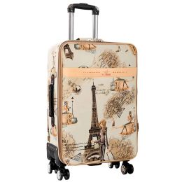 Suitcases GraspDream 24 carryon Suitcase with wheels Girl and kids cartoon pictures luggage travel bag trolley bags children's suitcases