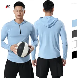 Running Sets Compression Hoodies Men's Sports Suit Gym Fitness Sportswear Quick Dry Basketball Tights Outdoor Training Tracksuit 3306