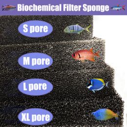 Heating Aquarium Accessories Biochemical Cotton Philtre Practical Fish Tank Pond Foam Sponge Philtre Black Multiple Size S M L Xl Pore