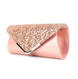 Evening Party Women Fashion Handbags gorgeous glitter Envelope bag Luxury Wedding clutch bag