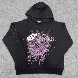 Mens Designer Spder Hoodie Pink Fog Hoodie Hoody Tracksuit Sweater Sweatshirt Young Thug 555555 Angel Hoodies High Quality Y2k Pullovers Cotton Clothing P81Z