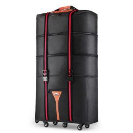 Luggage 32 36 inch Large Capacity Oxford Cloth Rolling Luggage Bag Move to Moving Folding Suitcase Travel Bag