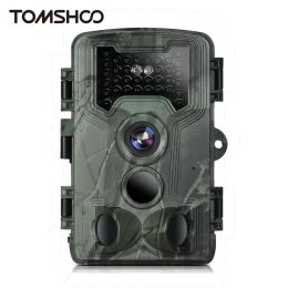 Cameras Tomshoo 36MP 1080P Trail and Game Camera w Night Vision 3 PIR Sensors IP66 Waterproof Motion Activated Infrared Hunting Camera