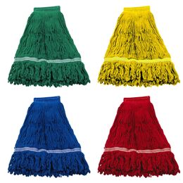 1 Pack Commercial Mop Head Heavy Duty Industrial String Replacement Cotton 240418