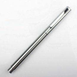 Pens Hongdian Silver Business office Extra Fine 0.4mm Nib Fountain Pen student School Stationery Supplies ink calligraphy pen