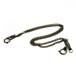 Keychains Pocket Watch Curb Link Antique T-Bar Chain For Keys Pendants