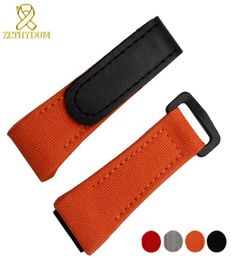 Nylon Watchband Canvas Watch Bracelet 27mm Wristwatches Band Bottom Is Genuine Leather Watch Strap For Rm011 Rm3502 Rm056 Y19052308243070