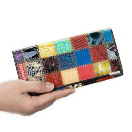 Wallets Dropshipping Gifts Women's Wallet Female Genuine Leather Purse Crocodile Diamond Pattern Design Luxury Brand Lady Clutch Wallets